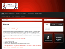 Tablet Screenshot of donaldrvandstorage.com